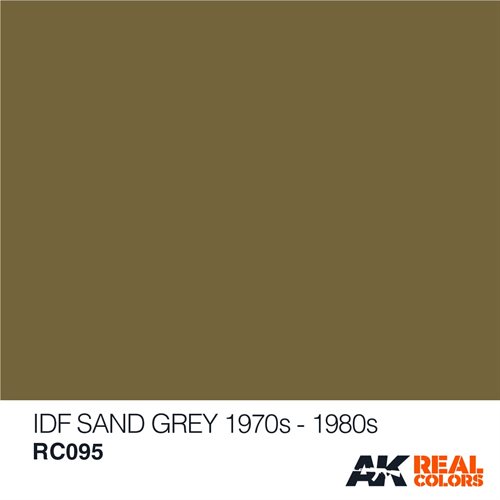 AKRC095 IDF sand grå 1970S-1980S, 10 ML